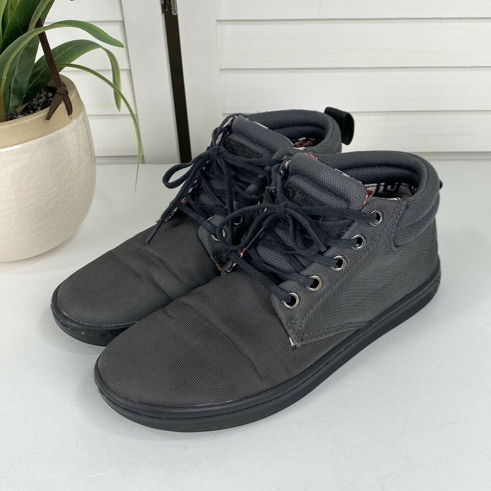Dr.‎ Martens Air Wair Gray Belmont Chukka Gray Canvas Sneaker Boot US Size 6